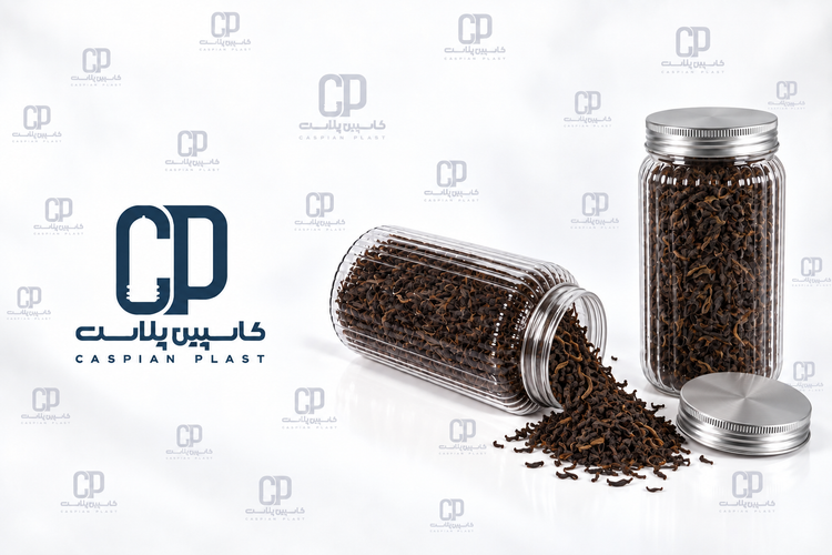 جار ۱۰۰۰ سیسی شیاردار با دهانه ۷۰ با درب فلزی