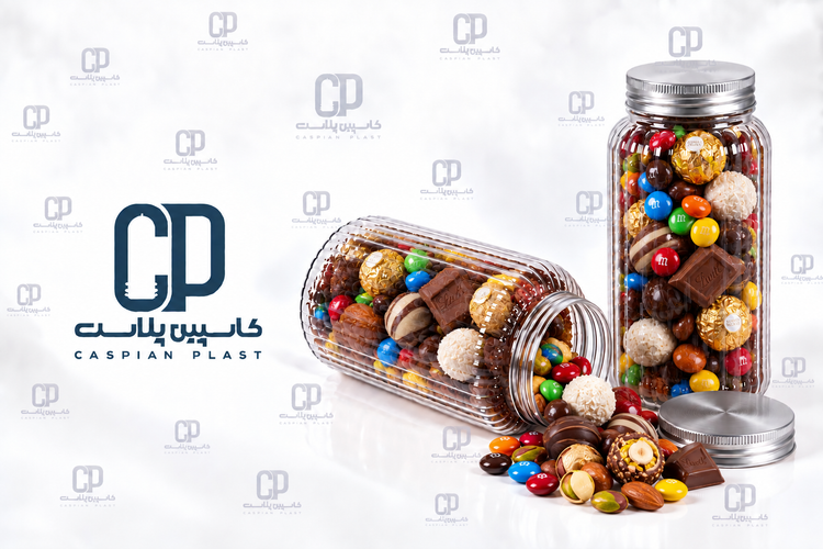 جار ۱۲۰۰ سیسی شیاردار با دهانه ۷۰ با درب فلزی